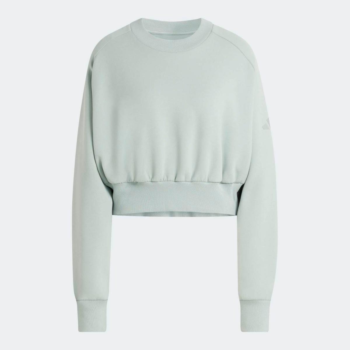 Sweatshirt Casual de Mulher W ALL SZN SL SW Verde-6