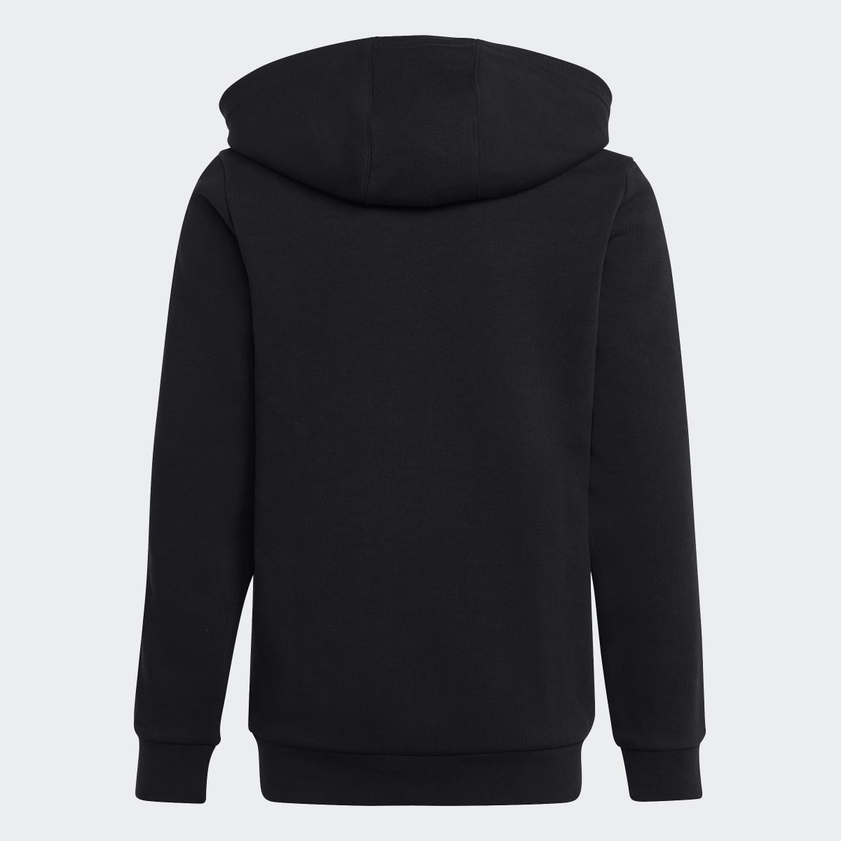 Sweatshirt de Criança Essentials Fleece 3 Faixas Preto / Branco-2