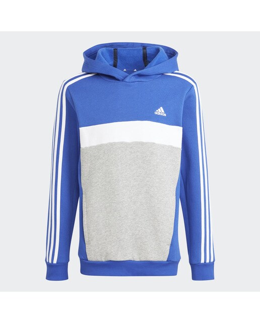Sweatshirt de Criança Tiberio Colorblock Fleece 3 Faixas Azul-1