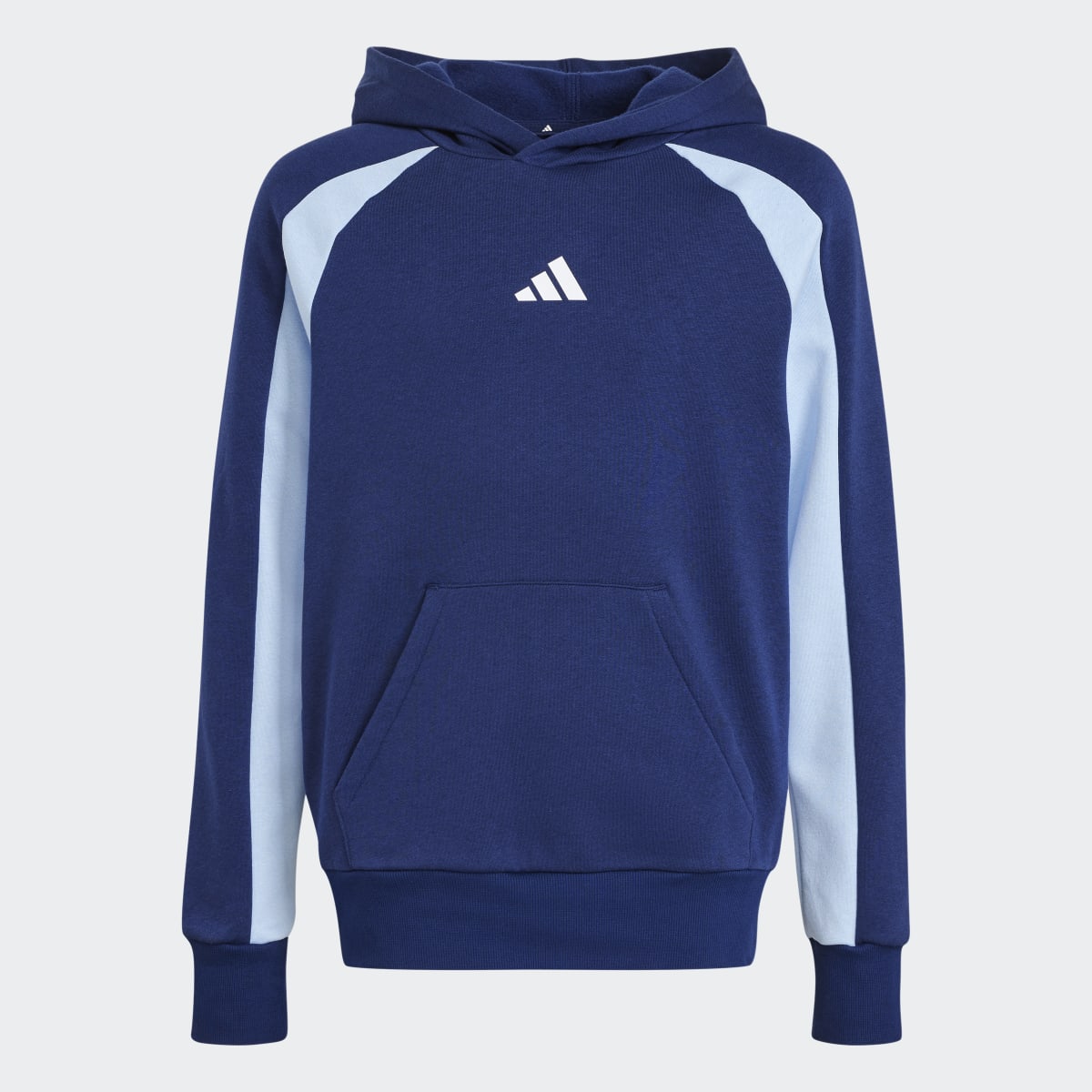 Sweatshirt de Criança com Capuz Seasonal Essentials Colorblock Fleece Azul-5