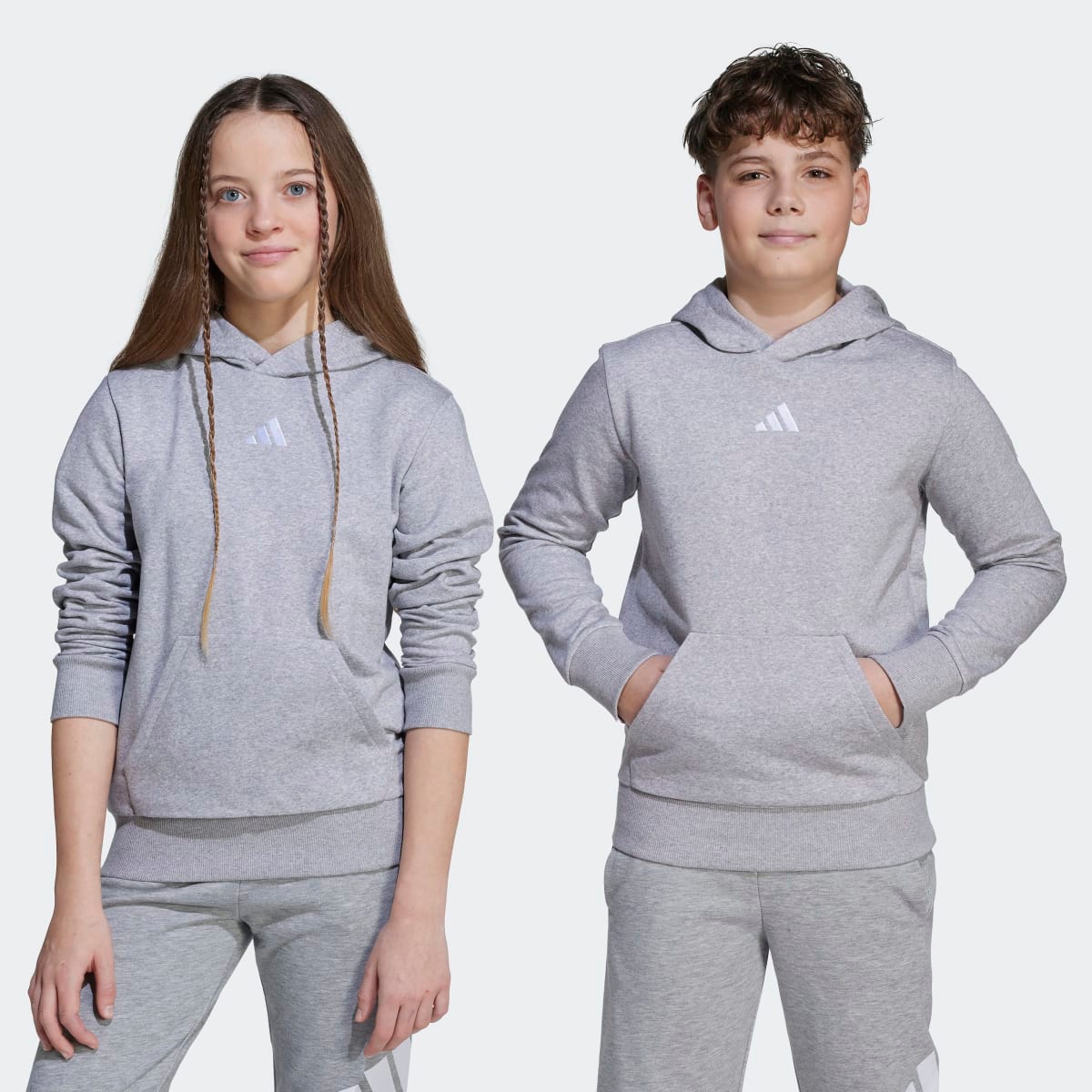 Sweatshirt de criança Essentials Cinzento-1