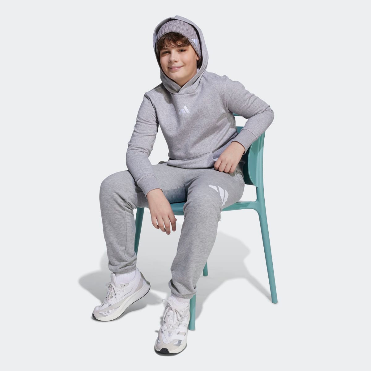 Sweatshirt de criança Essentials Cinzento-5