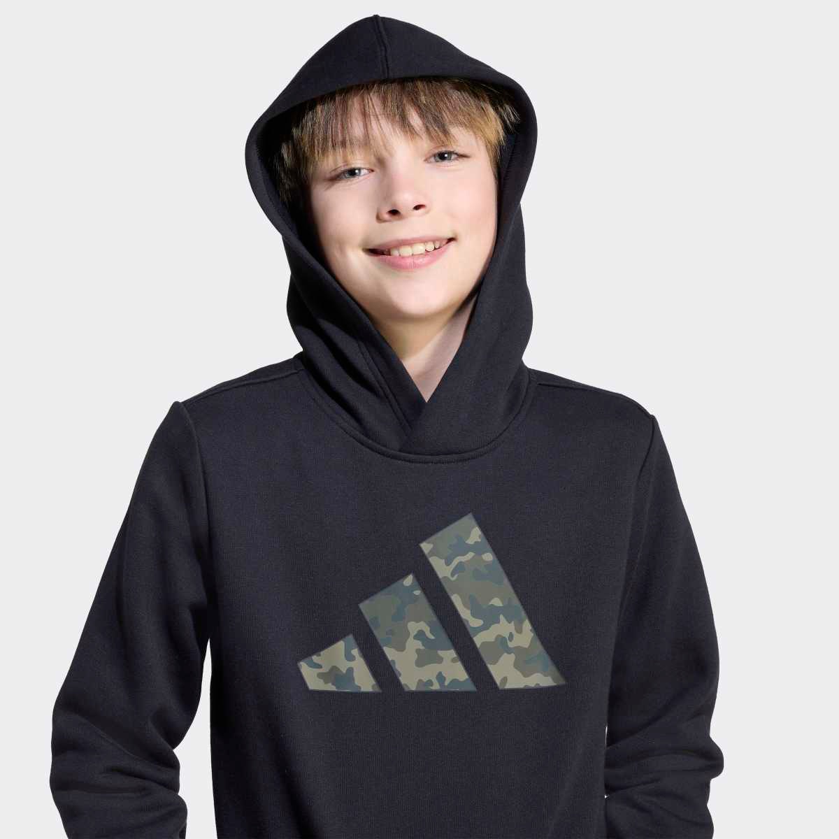 Sweatshirt de Criança Camo Graphic Kids Preto-6