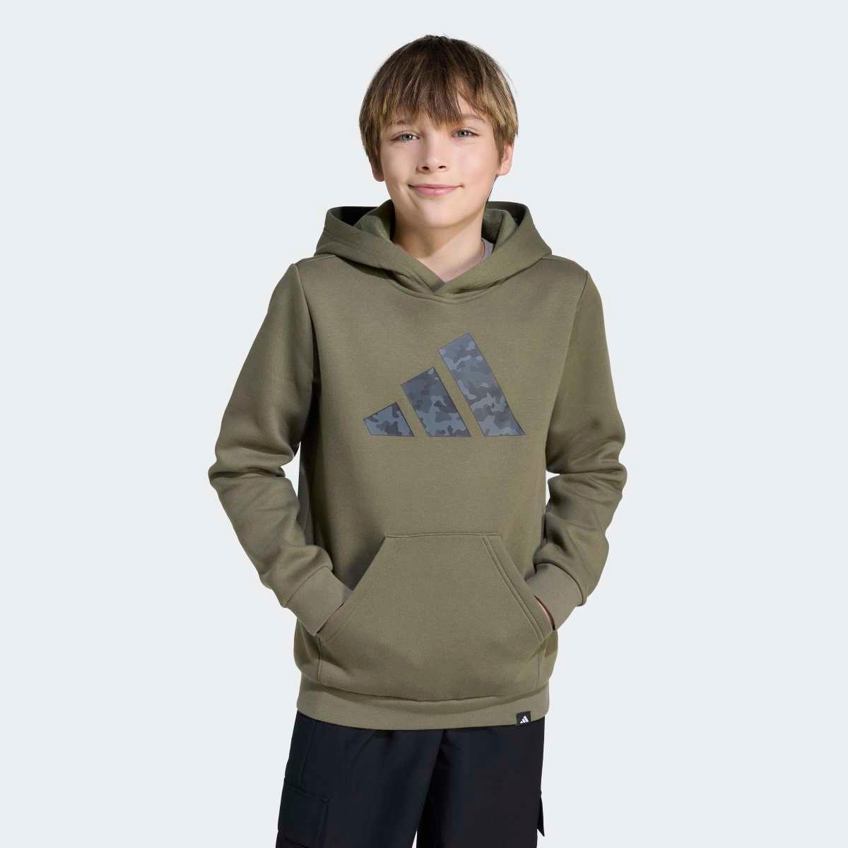 Sweatshirt de Criança Camo Graphic Kids Verde-3