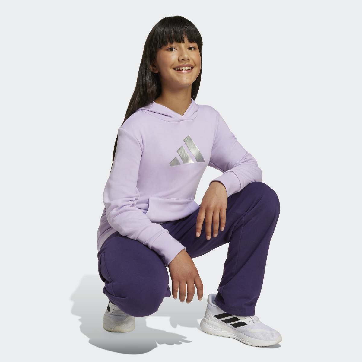 Sweatshirt de Menina Glam Graphic Violeta-3