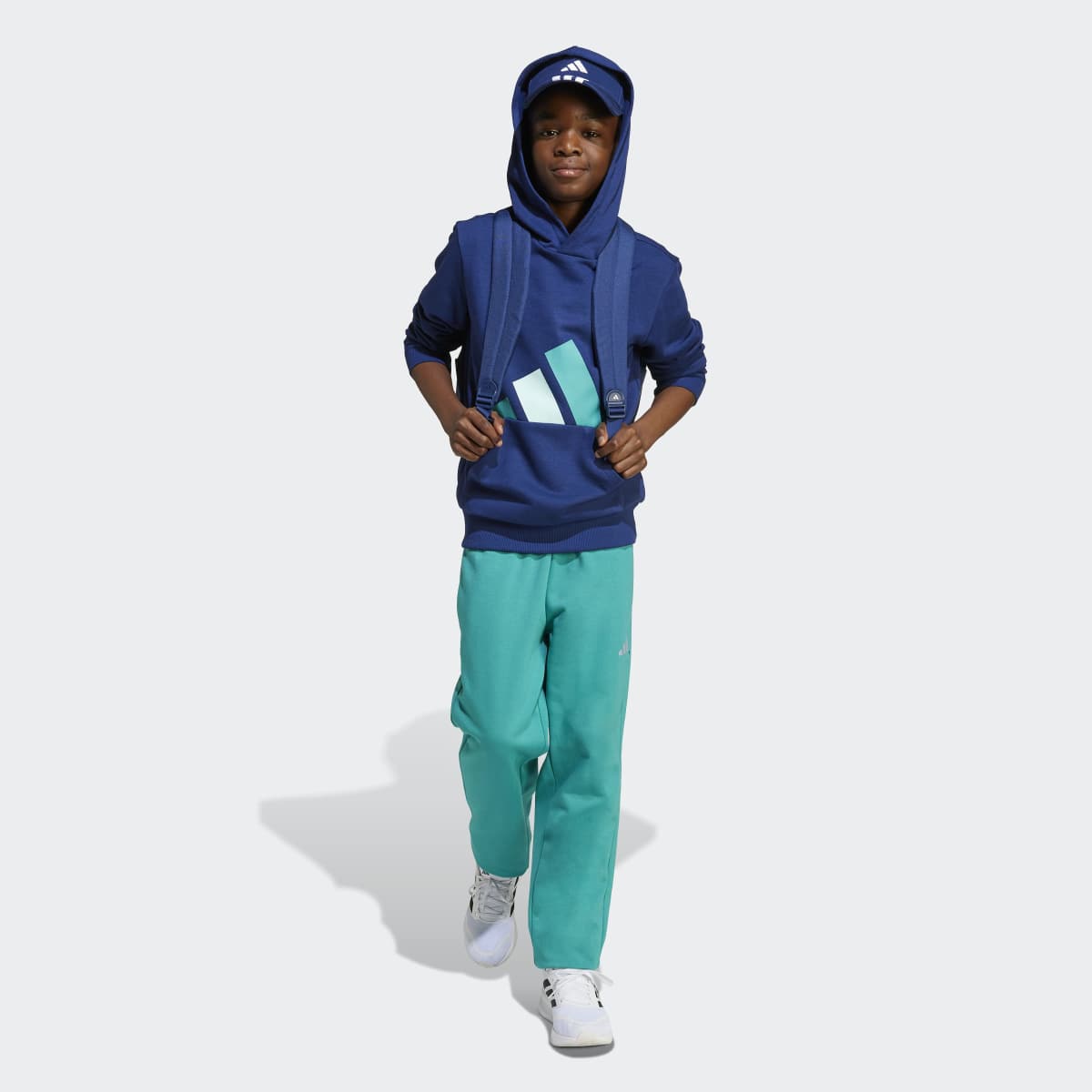 Sweatshirt de criança Essentials Azul-escuro-5