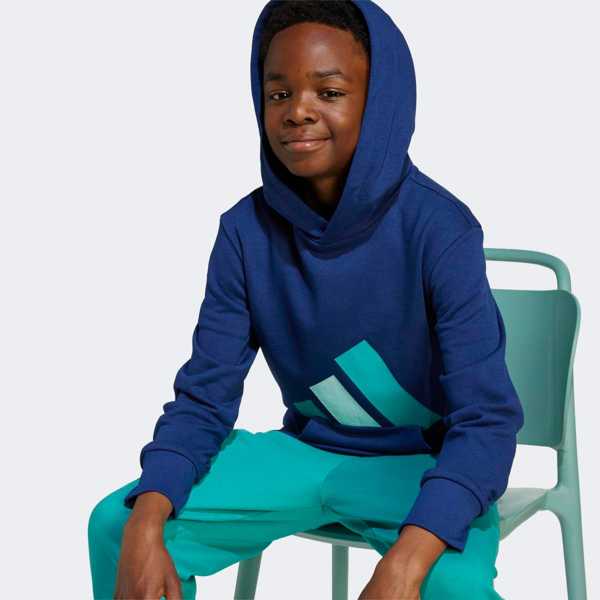 Sweatshirt de criança Essentials Azul-escuro-6