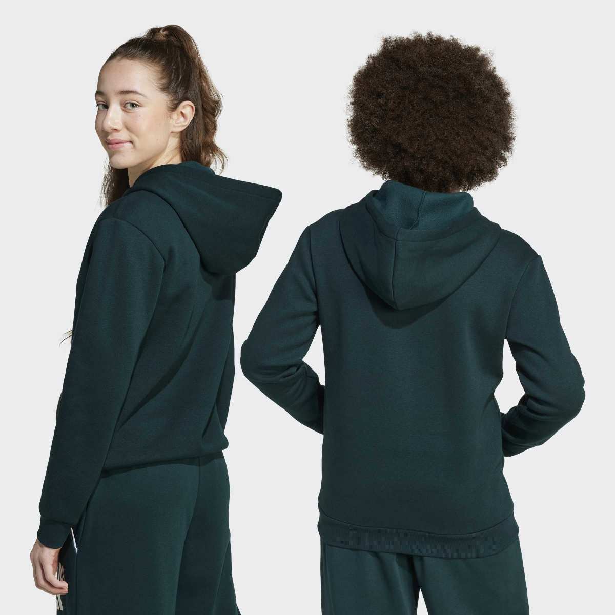 Sweatshirt de Criança Seasonals Essentials Collegiate Typography Verde-6