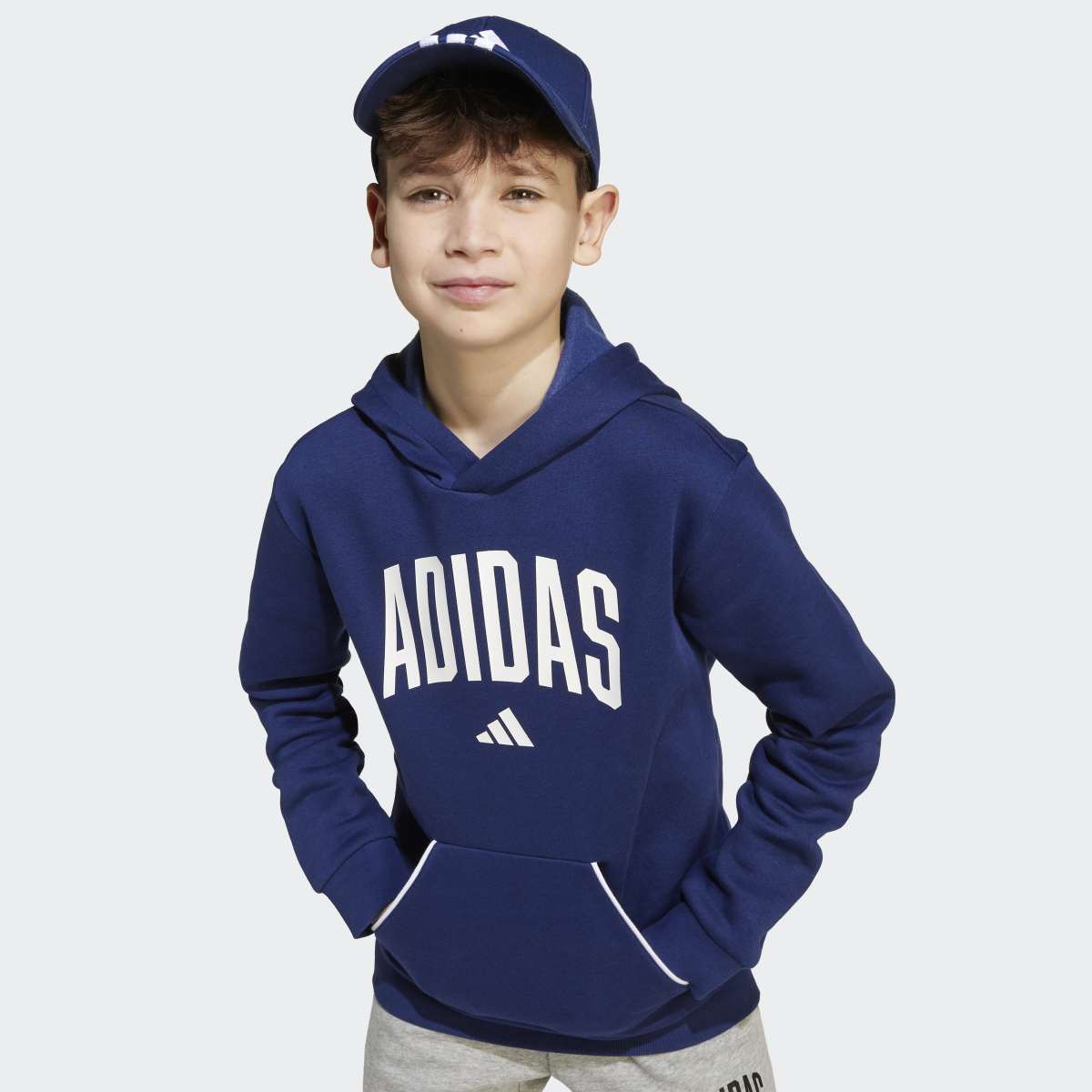 Sweatshirt de Criança Seasonals Essentials Collegiate Typography Azul-4