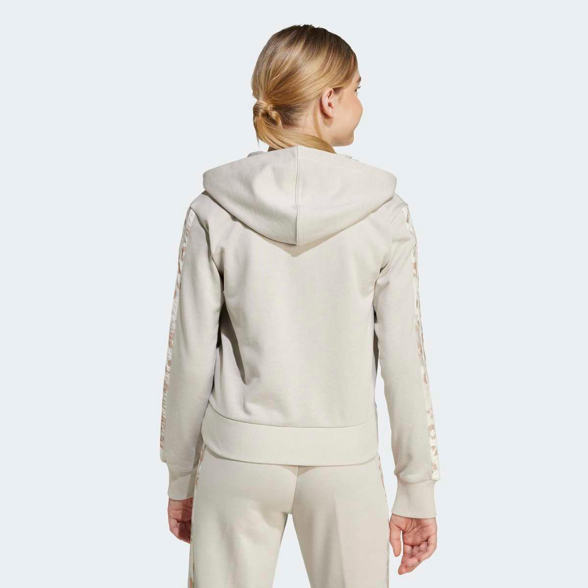 Sweatshirt de Menina 3-Stripes Animal French Terry Cinzento-2