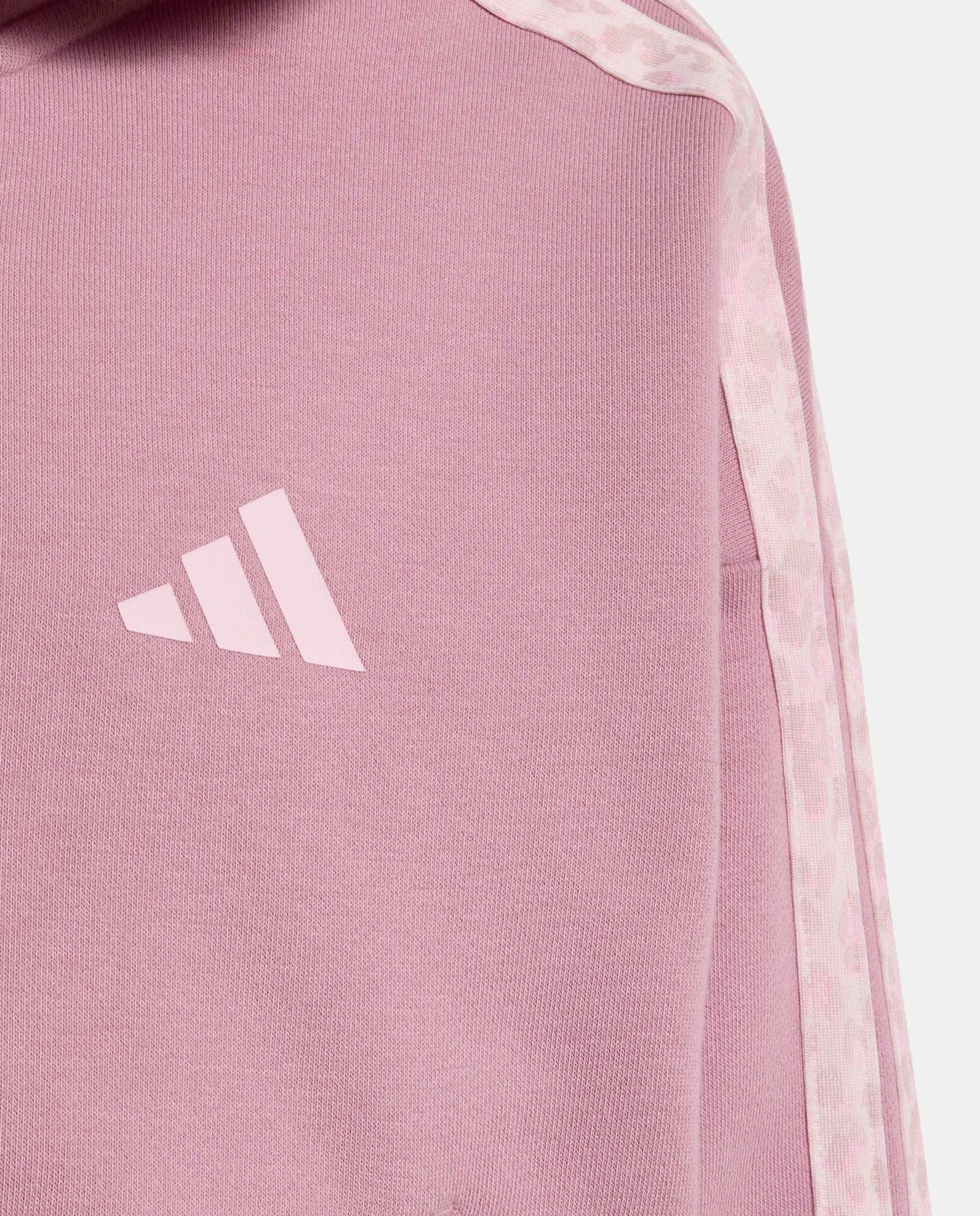 Sweatshirt de Menina 3S FZ Rosa-4