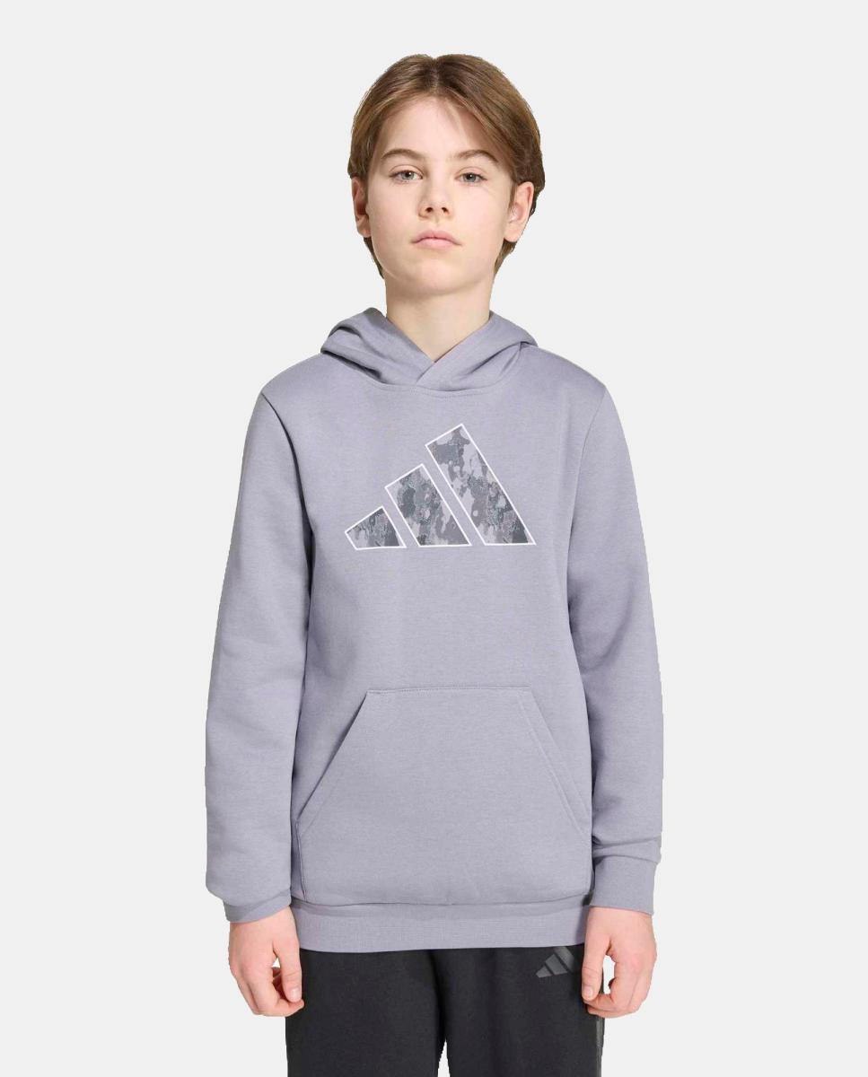 Sweatshirt de Criança Camo Print Cinzento-4