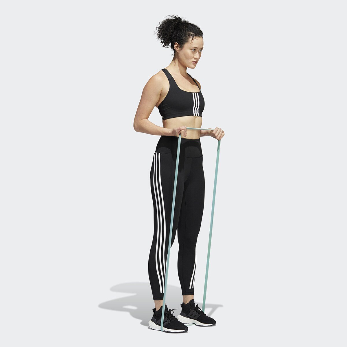 Top de Mulher Powerimpact Training Preto / Branco-7