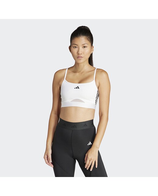 Top Desportivo de Mulher Bralette Hyperglam Branco / Preto-1