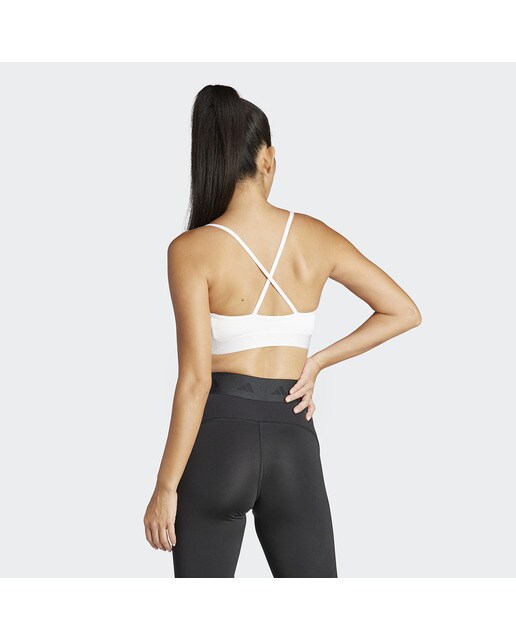 Top Desportivo de Mulher Bralette Hyperglam Branco / Preto-2