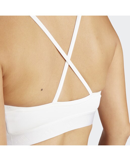 Top Desportivo de Mulher Bralette Hyperglam Branco / Preto-3