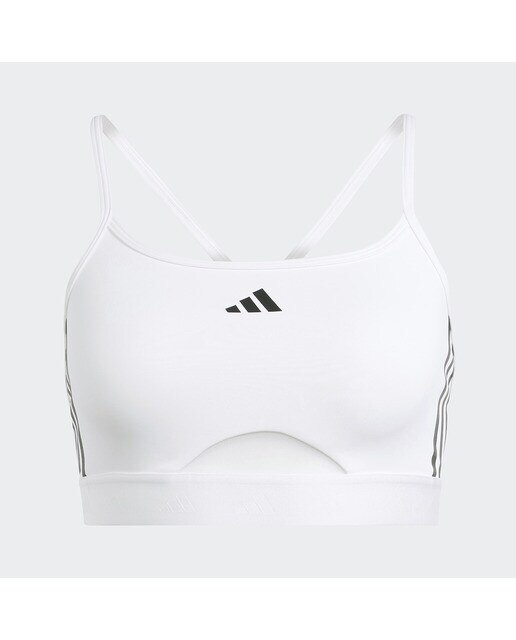 Top Desportivo de Mulher Bralette Hyperglam Branco / Preto-6
