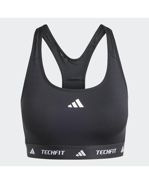 Soutien Desportivo de Mulher Techfit Medium-Support Preto-1