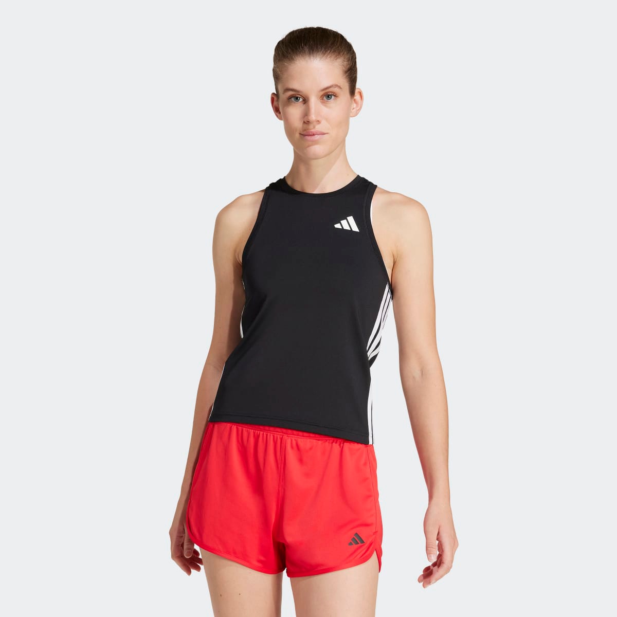 T-shirt de Alças de Mulher Train Essentials Workout 3 Faixas Preto-1