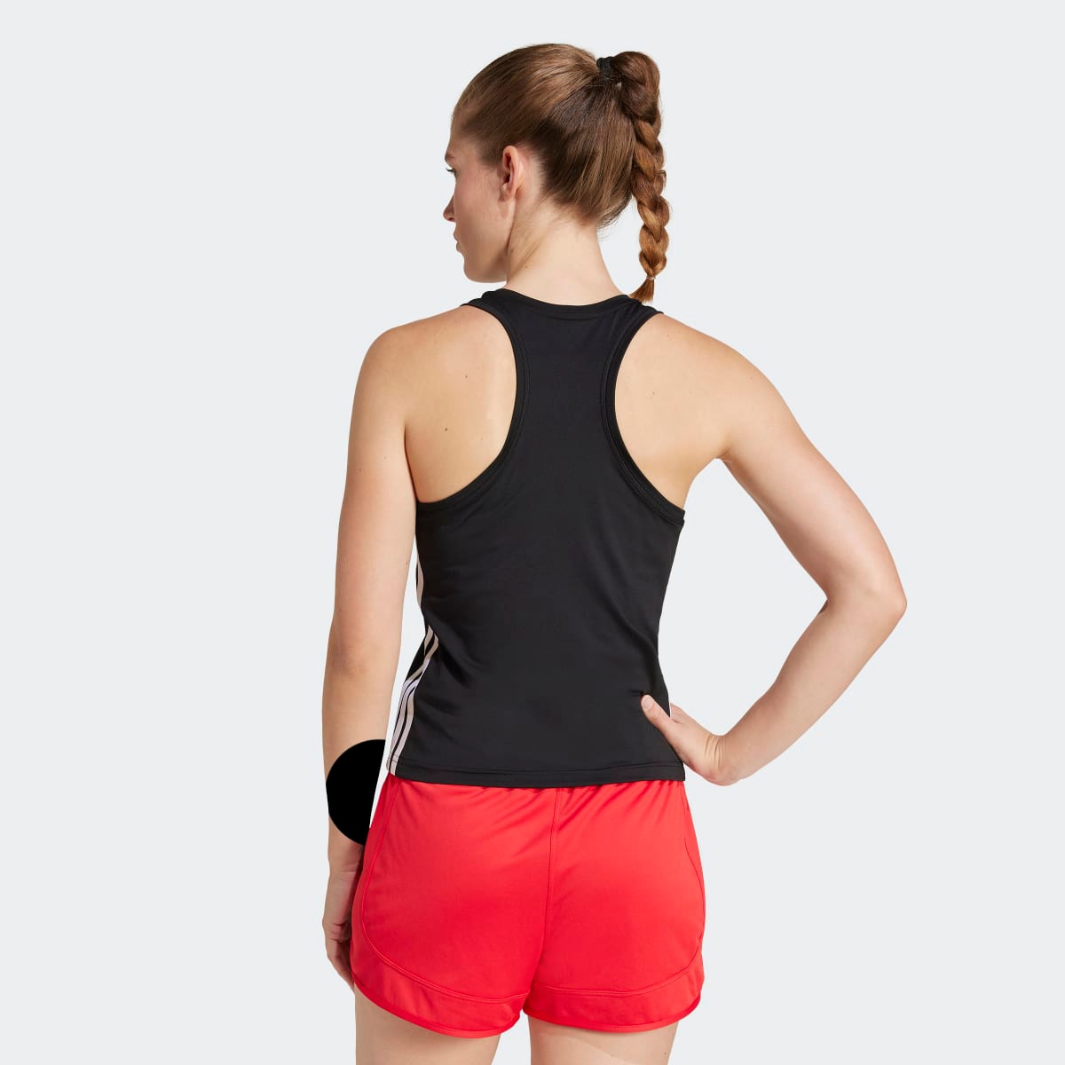 T-shirt de Alças de Mulher Train Essentials Workout 3 Faixas Preto-2