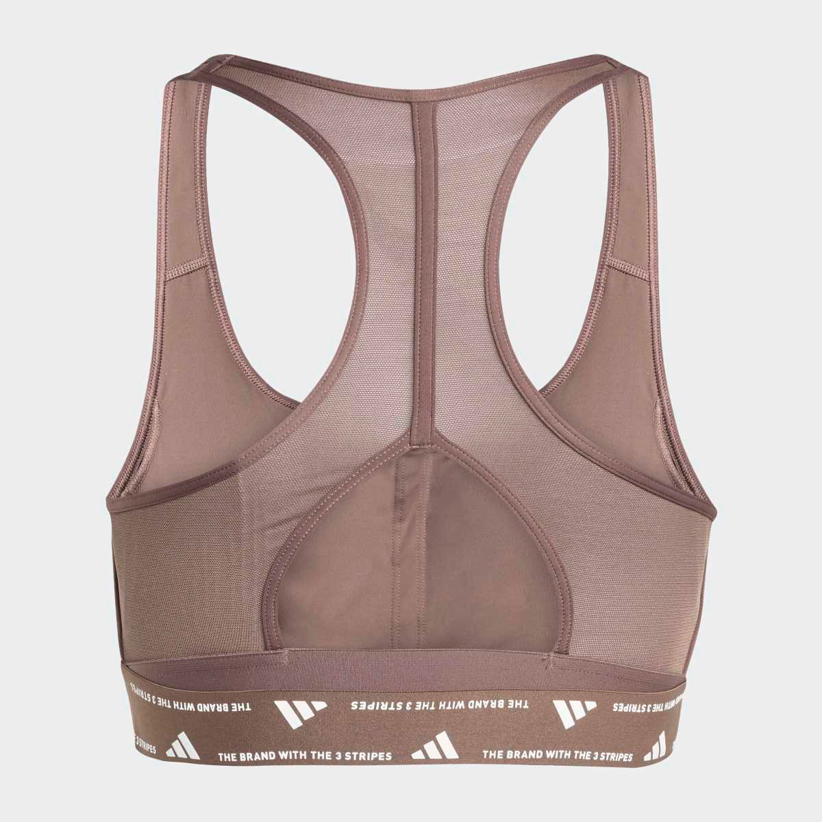 Top de Mulher Powerreact for Training Castanho-7