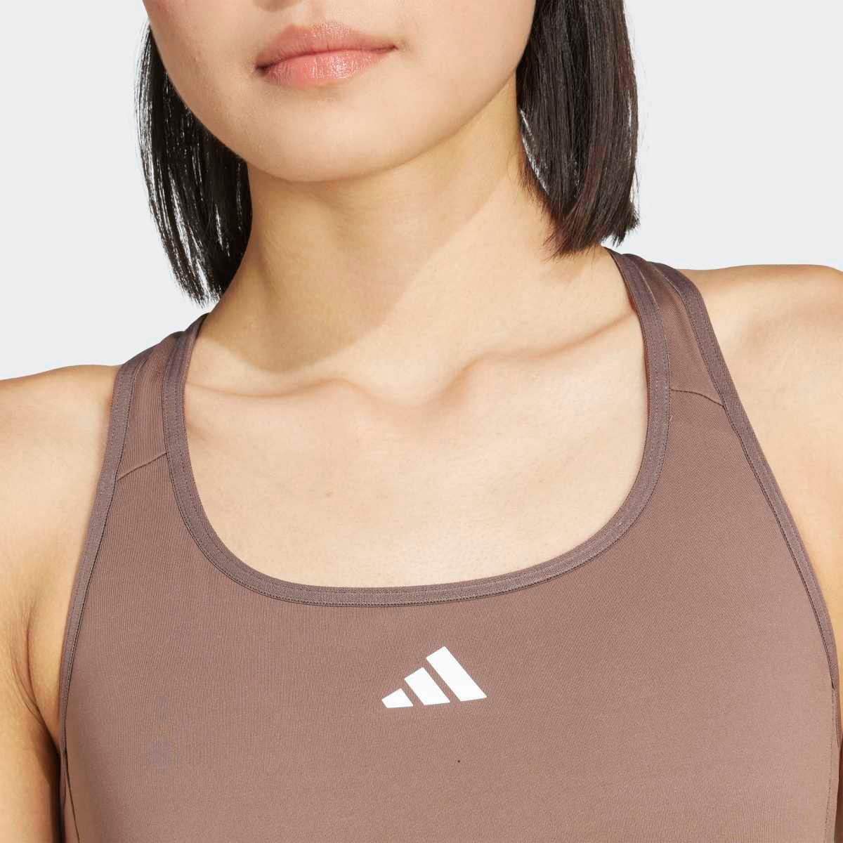 Top de Mulher Techfit Castanho-3