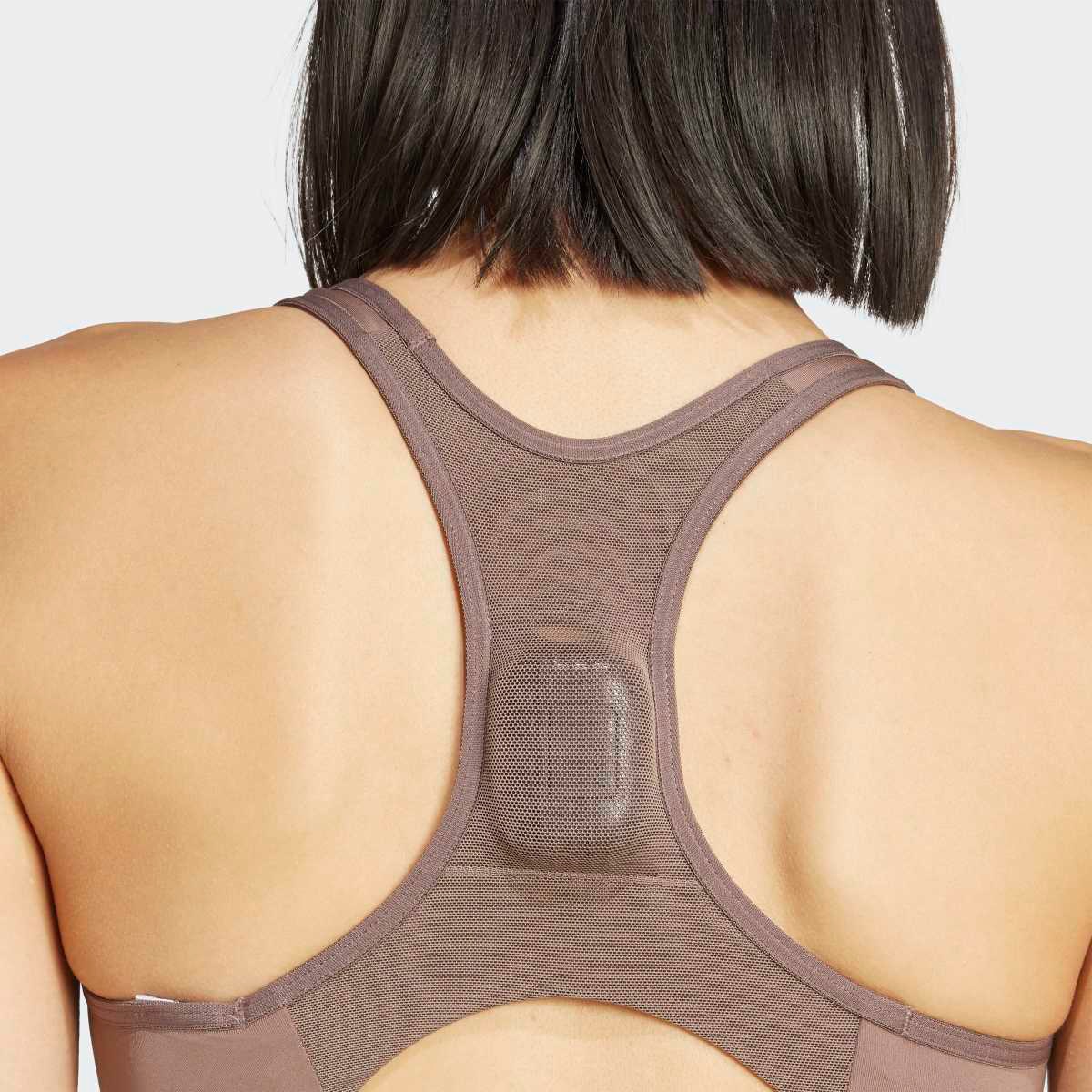 Top de Mulher Techfit Castanho-4