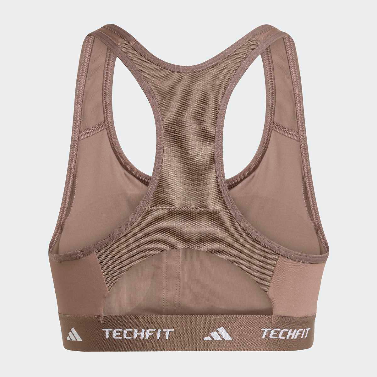 Top de Mulher Techfit Castanho-7