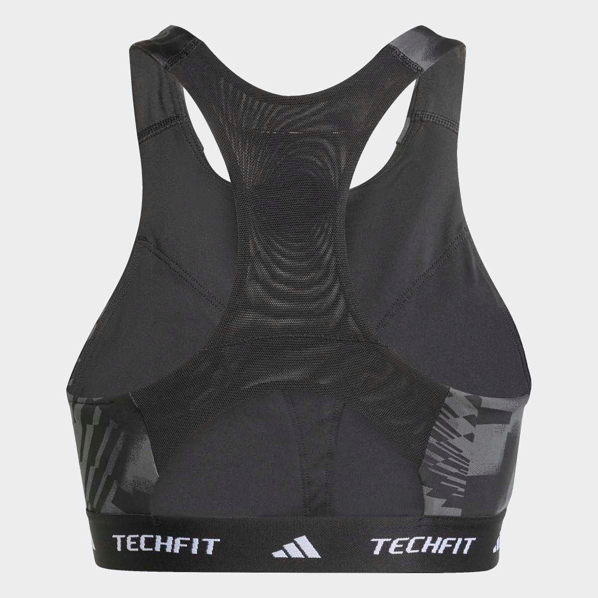 Top de Mulher Techfit Medium Impact Preto-7