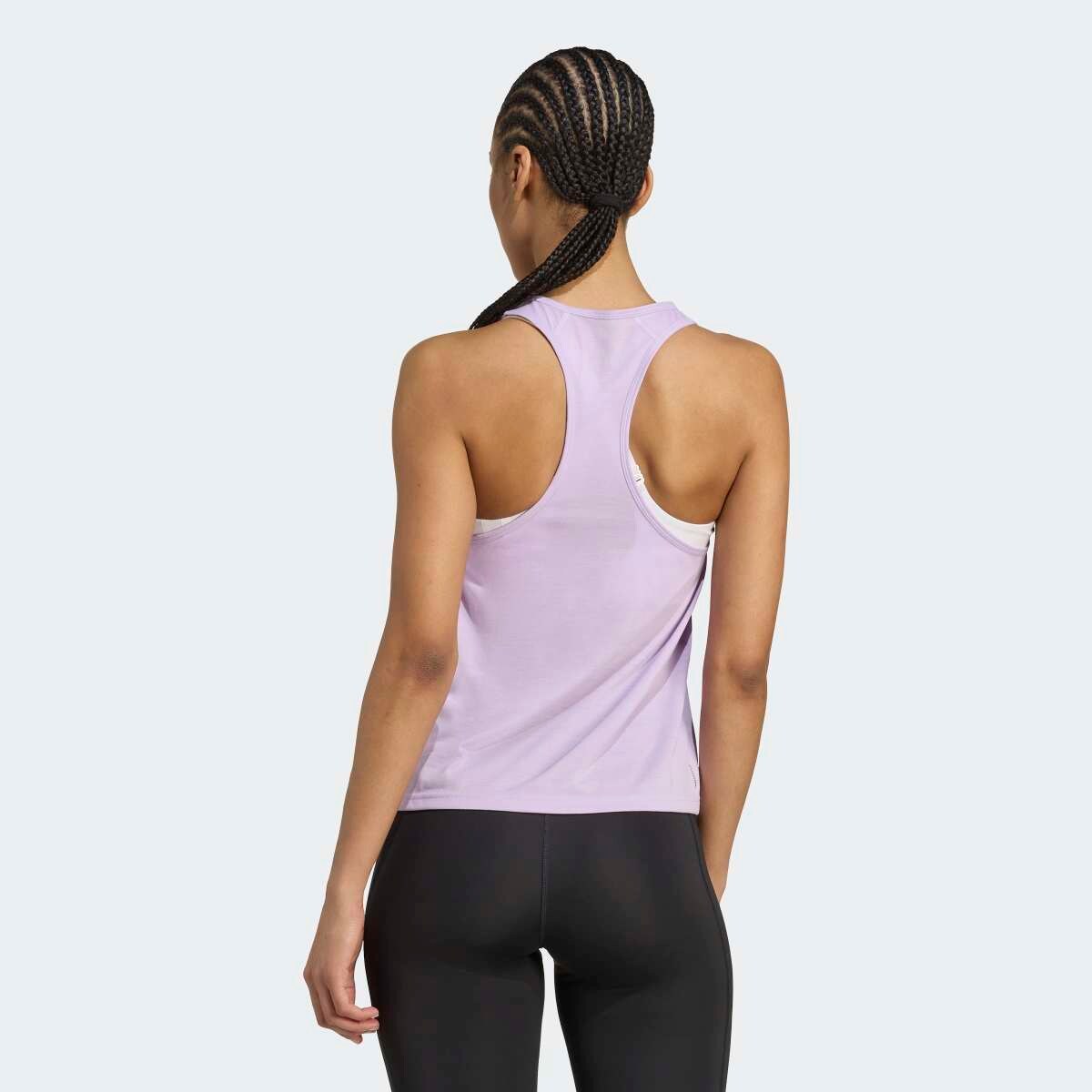 T-shirt de Mulher Train Essentials Minimal Branding Racerback Violeta-3