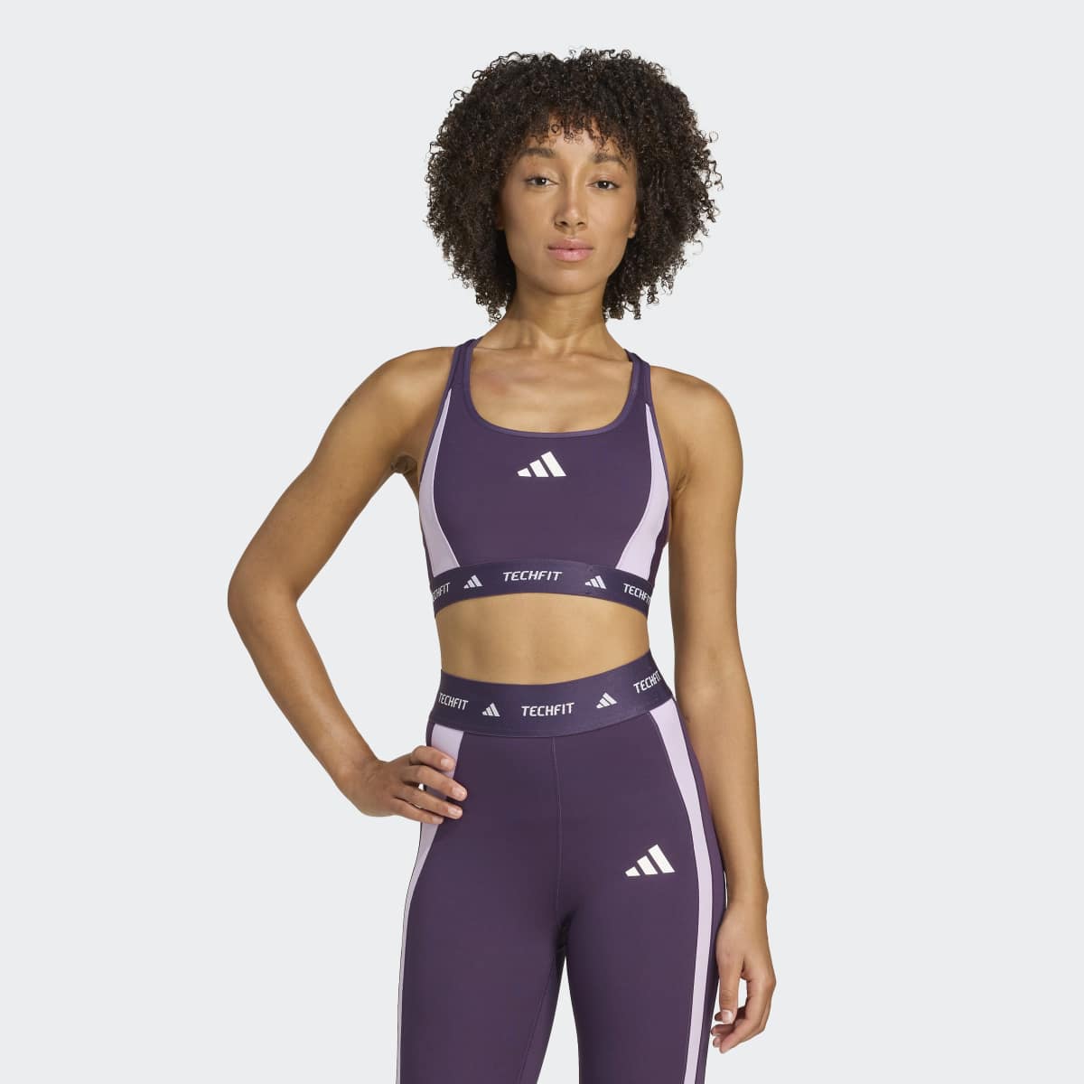 Imagem 0 de Top de Mulher Techfit Medium Support Colorblock