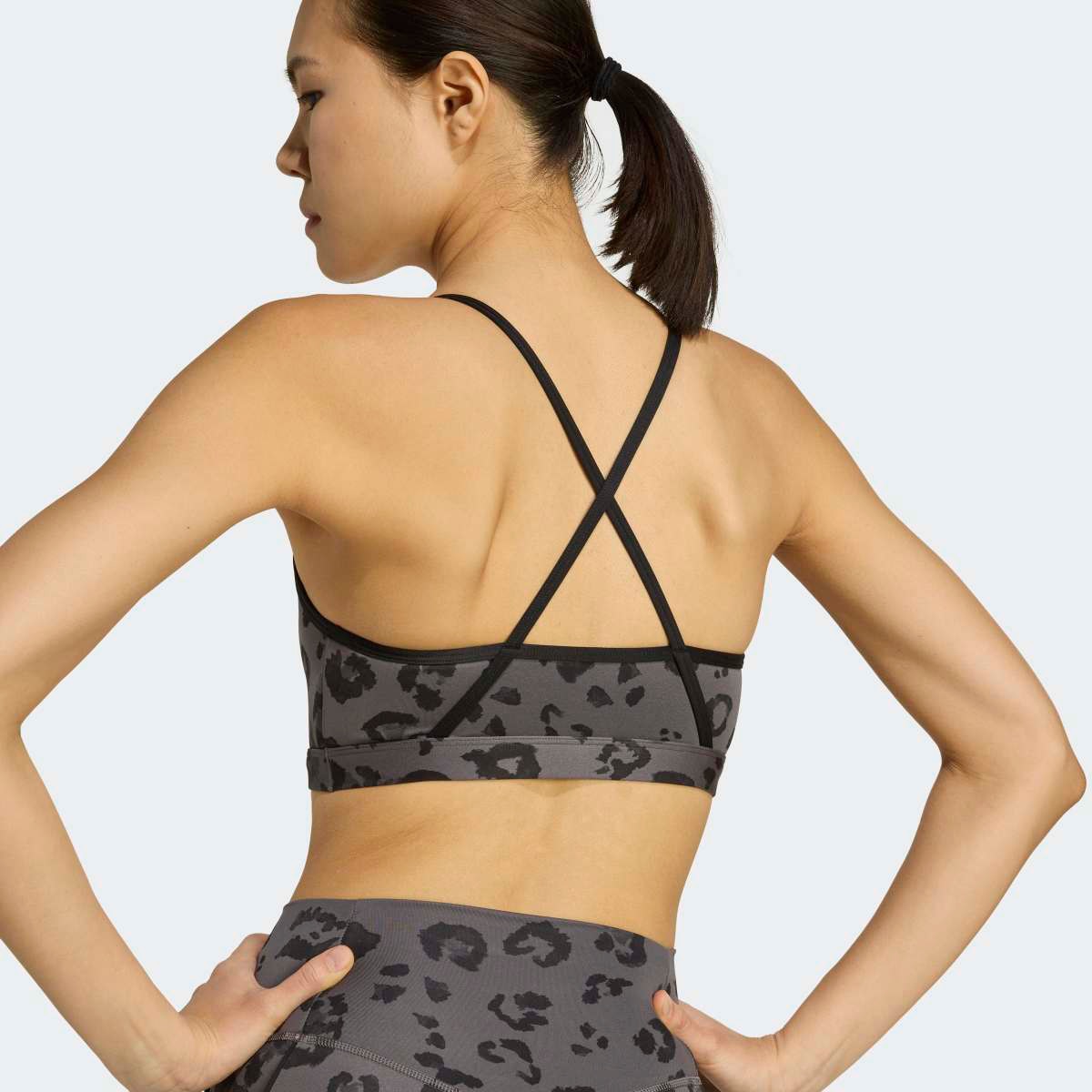 Top de Mulher Powerreact Essentials Cinzento-4