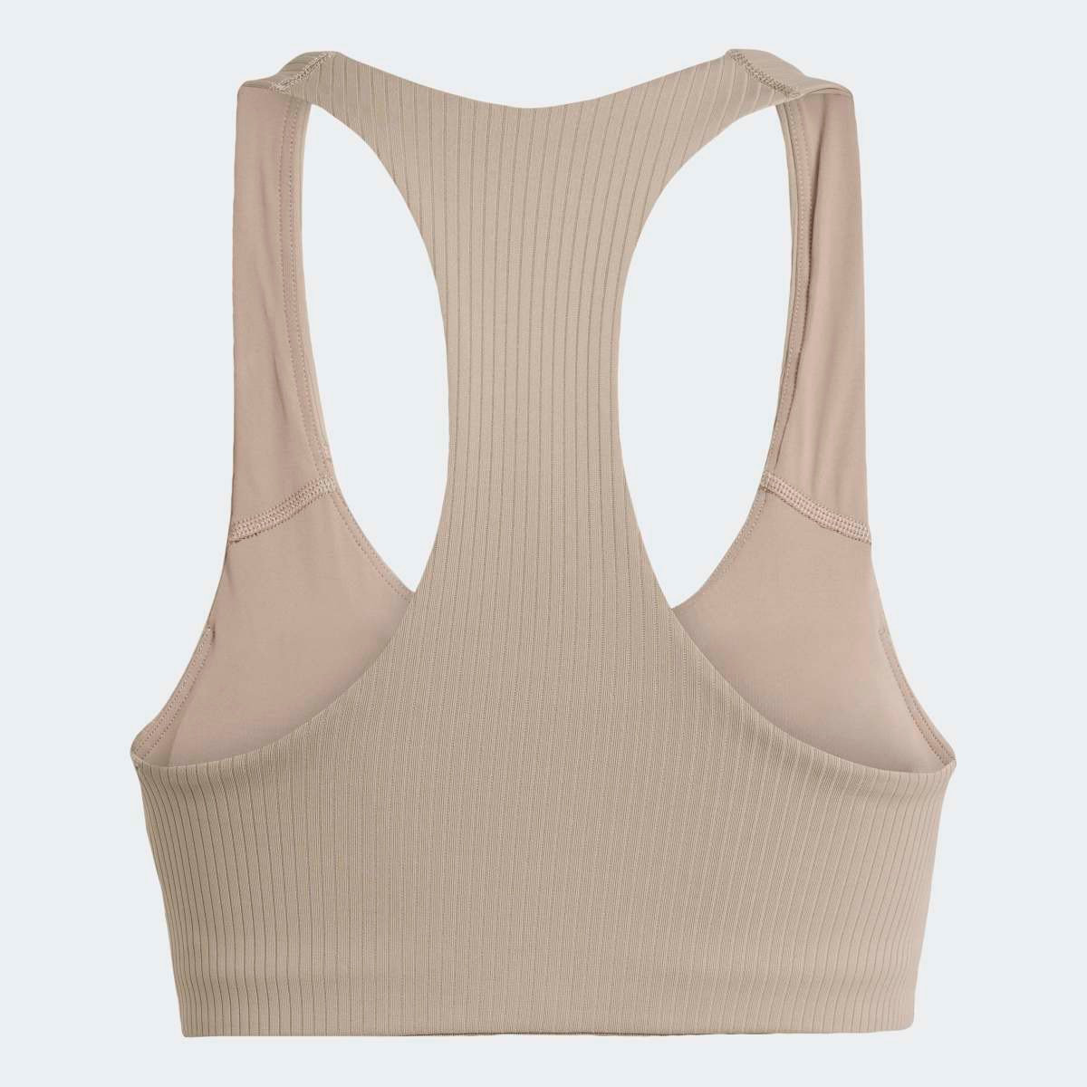 Top de Mulher Powerimpact Rib Medium Support Training Castanho-7
