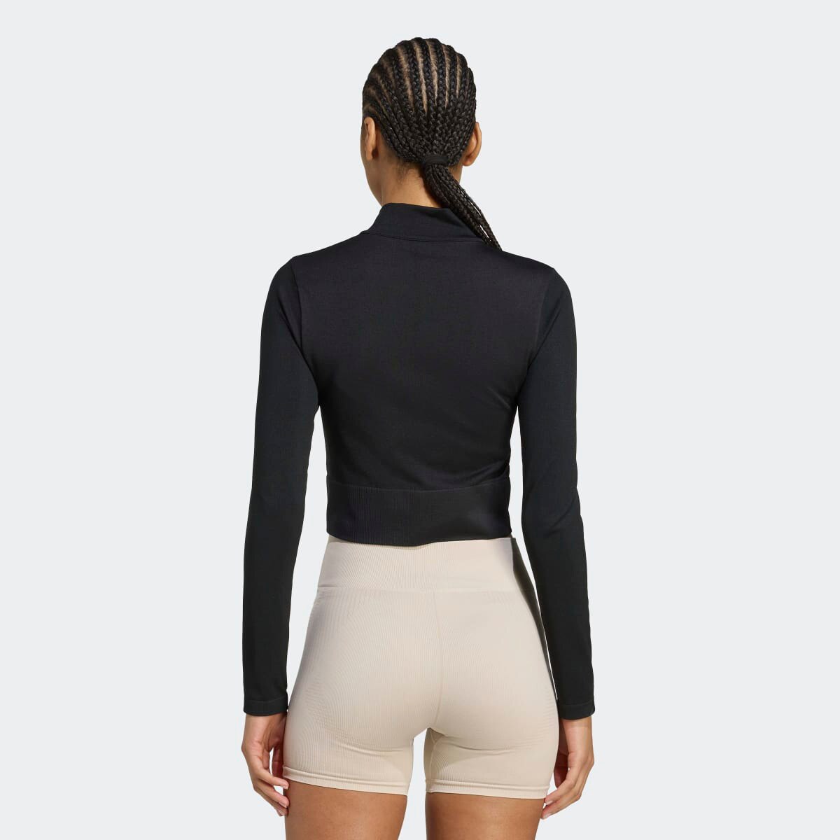 Sweatshirt de Mulher Workout Essentials Preto-2