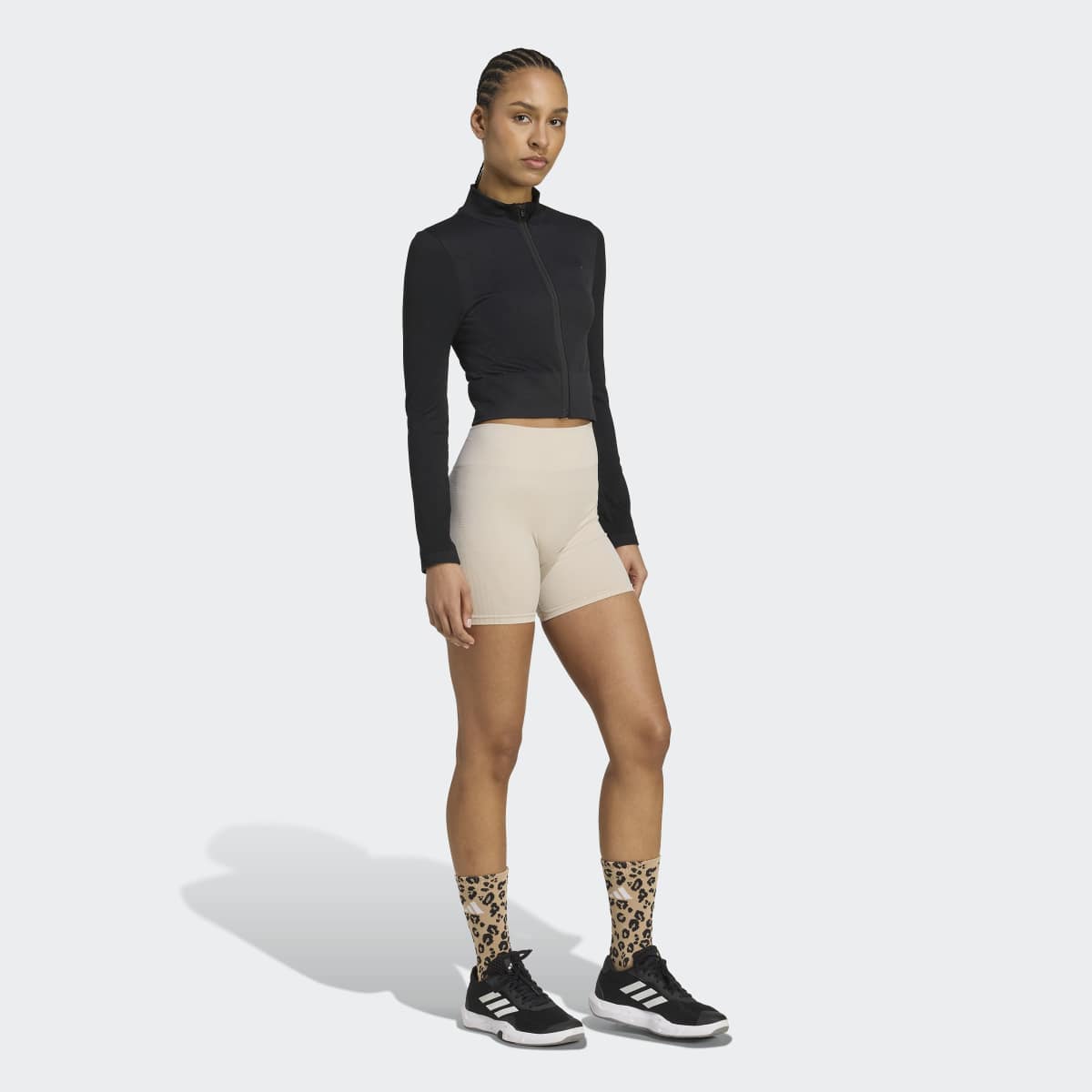Sweatshirt de Mulher Workout Essentials Preto-5