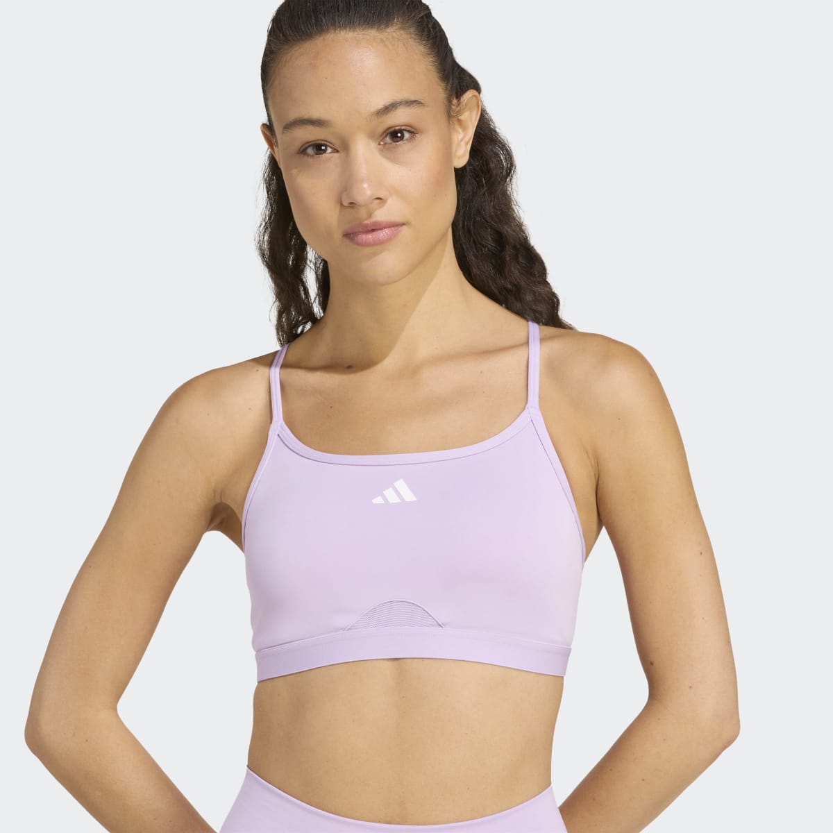 Top de Mulher Aeroreact Training 3 Faixas Violeta-3