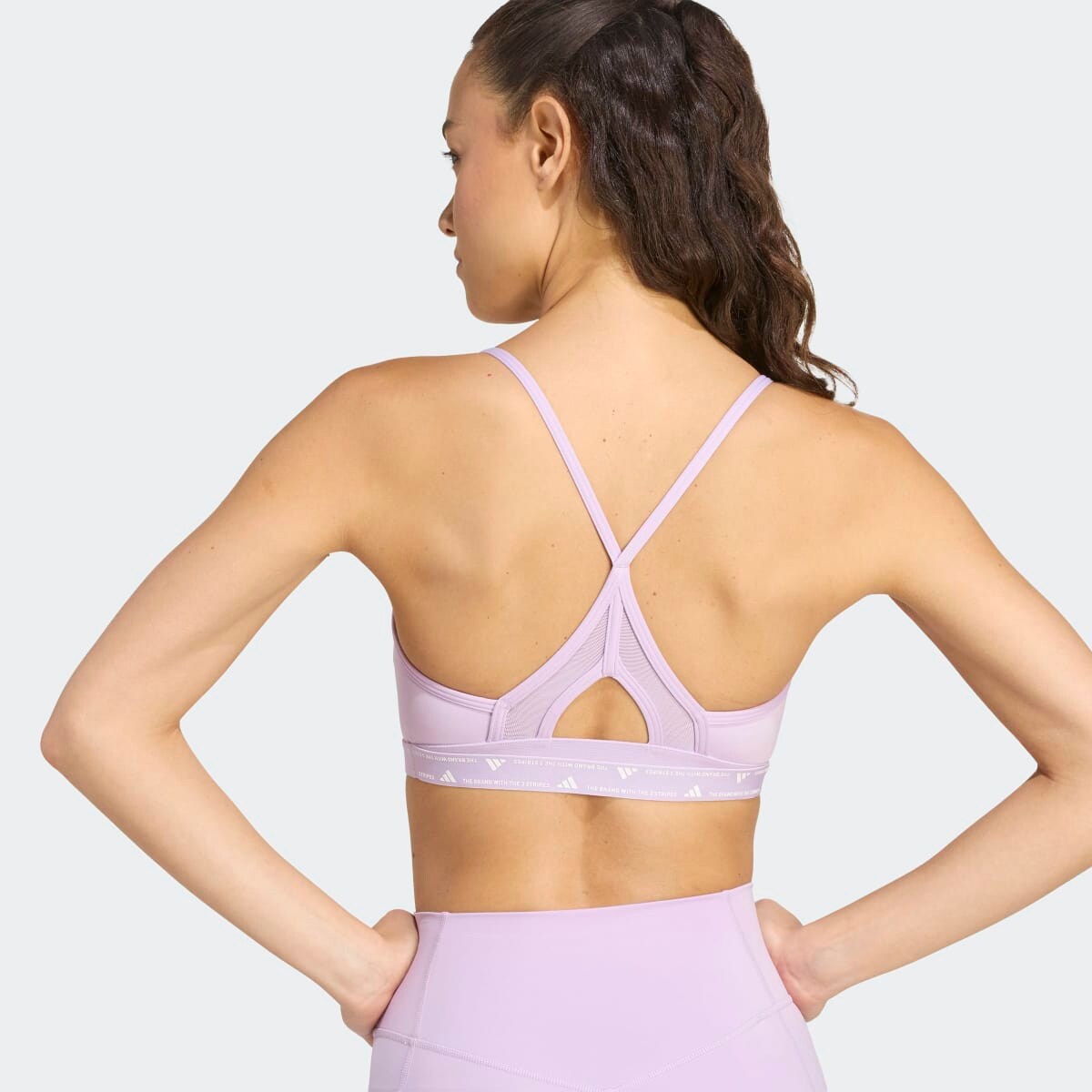 Top de Mulher Aeroreact Training 3 Faixas Violeta-4