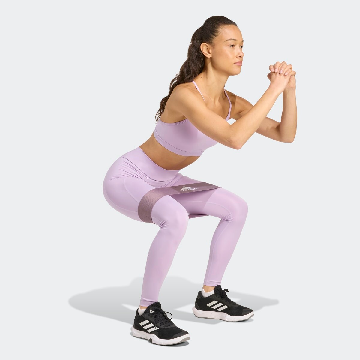 Top de Mulher Aeroreact Training 3 Faixas Violeta-5