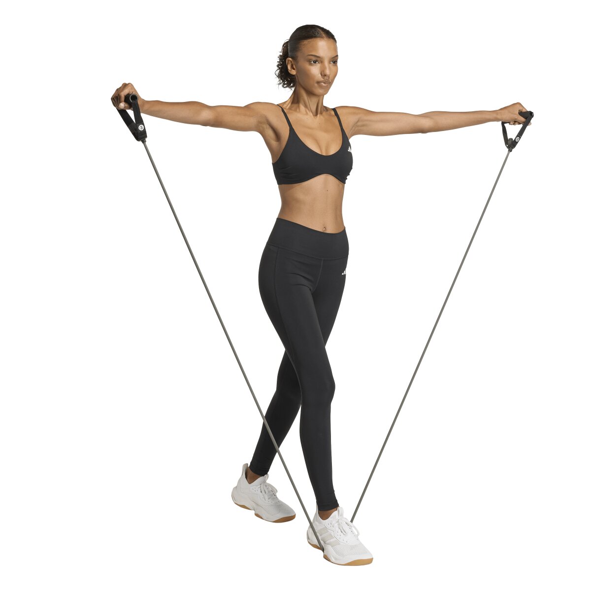 Top de Mulher Workout Essentials Plus Preto-5