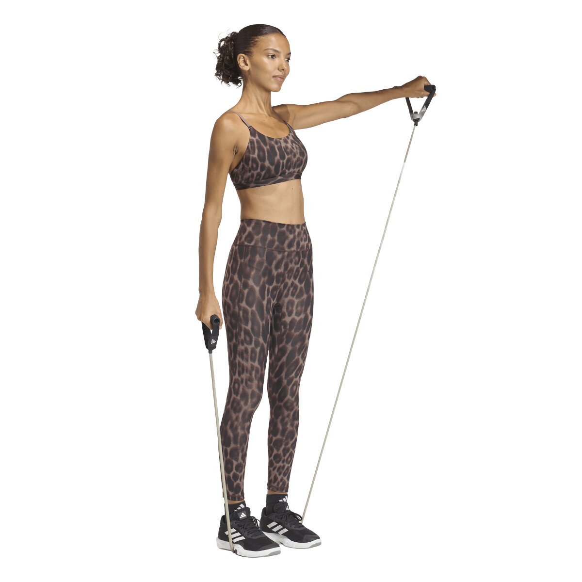 Top de Mulher Workout Essentials Plus Castanho-3