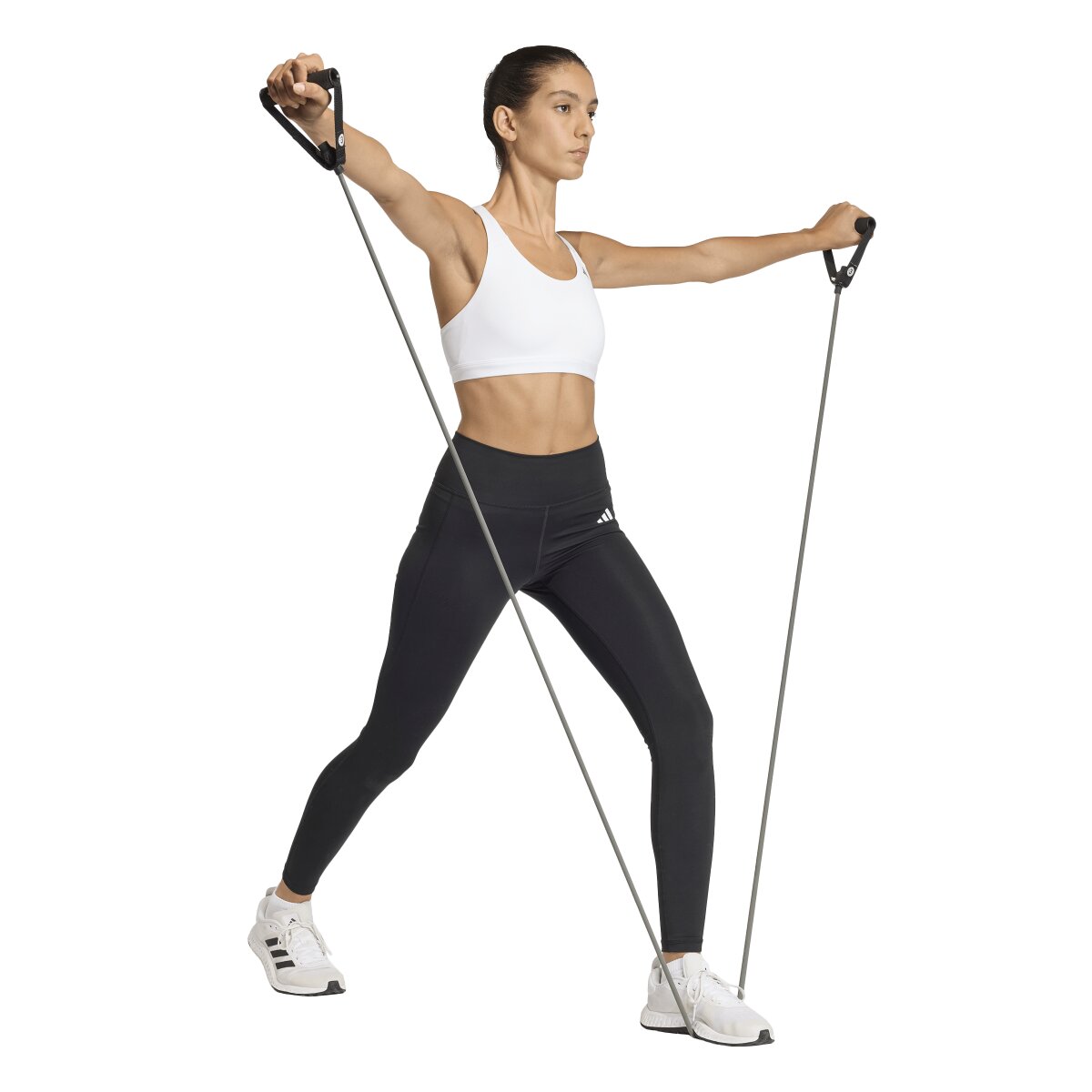 Imagen 6 de Top de mujer Workout Essentials Adidas - Blanco Blanco