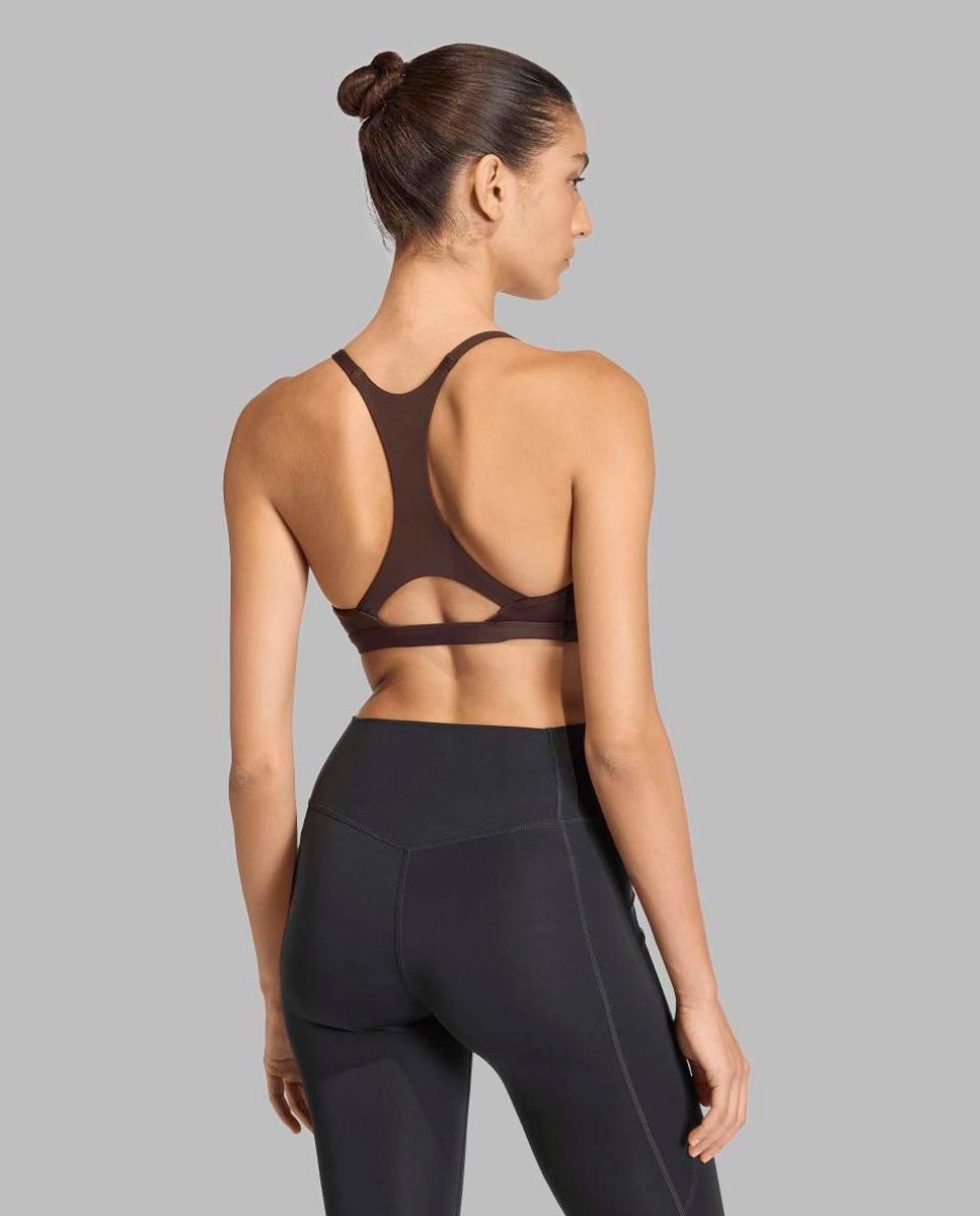 Top de Mulher Workout Essentials adidas Castanho-2