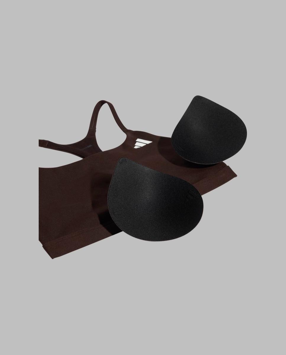 Top de Mulher Workout Essentials adidas Castanho-5