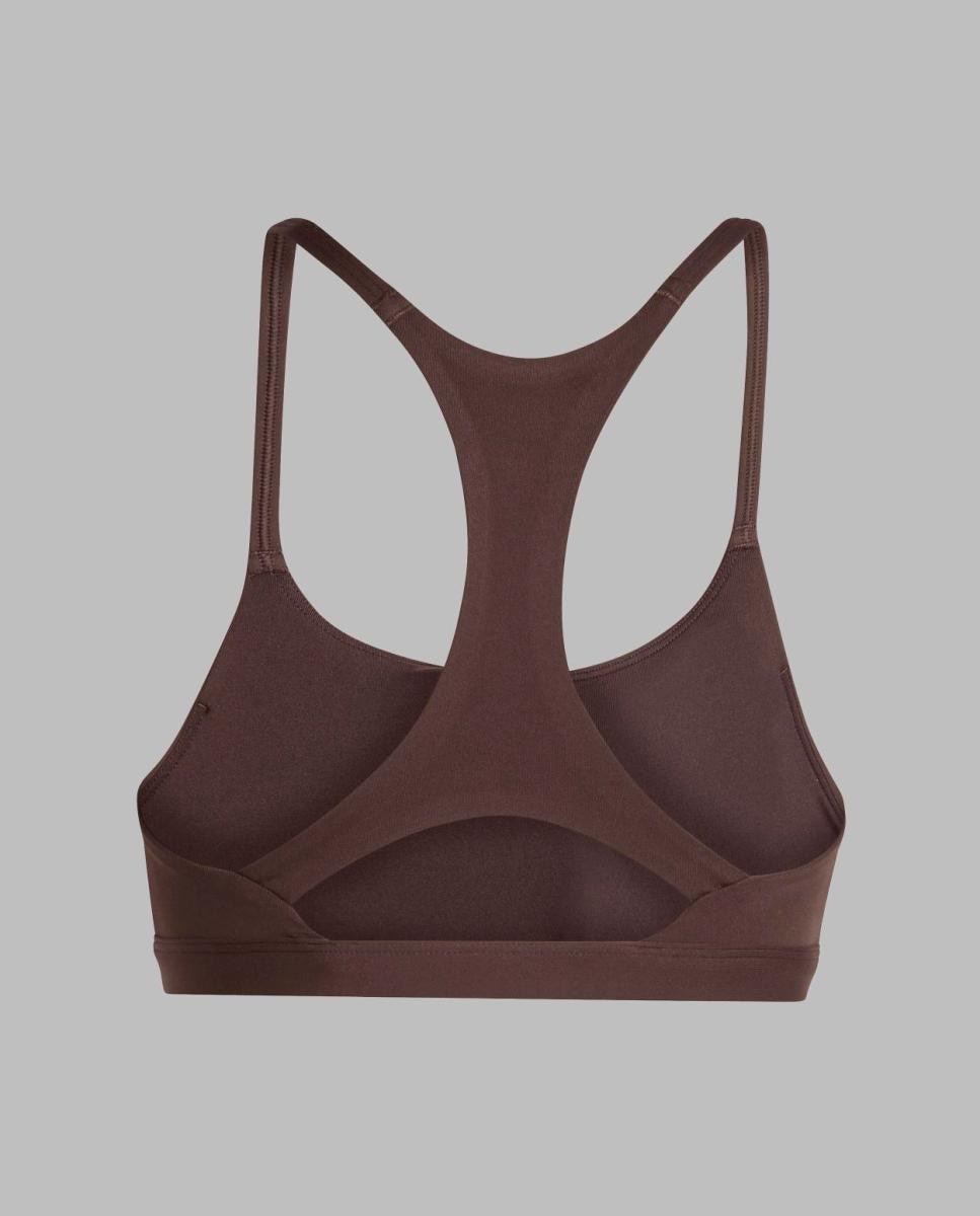Top de Mulher Workout Essentials adidas Castanho-6