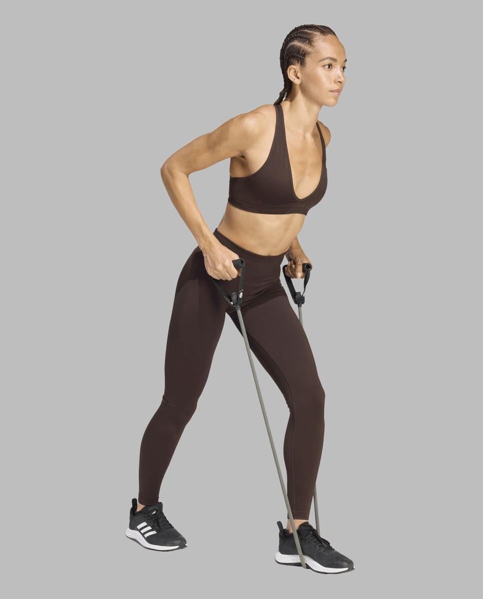 Top de Mulher Workout Essentials Castanho-5