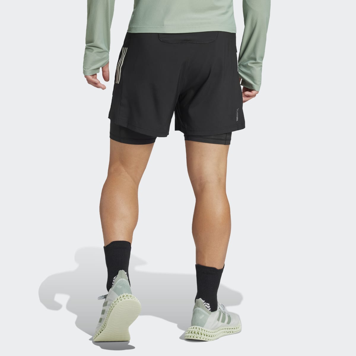 Calções de Homem Own the Run CLIMACOOL 2-in-1 Preto-2