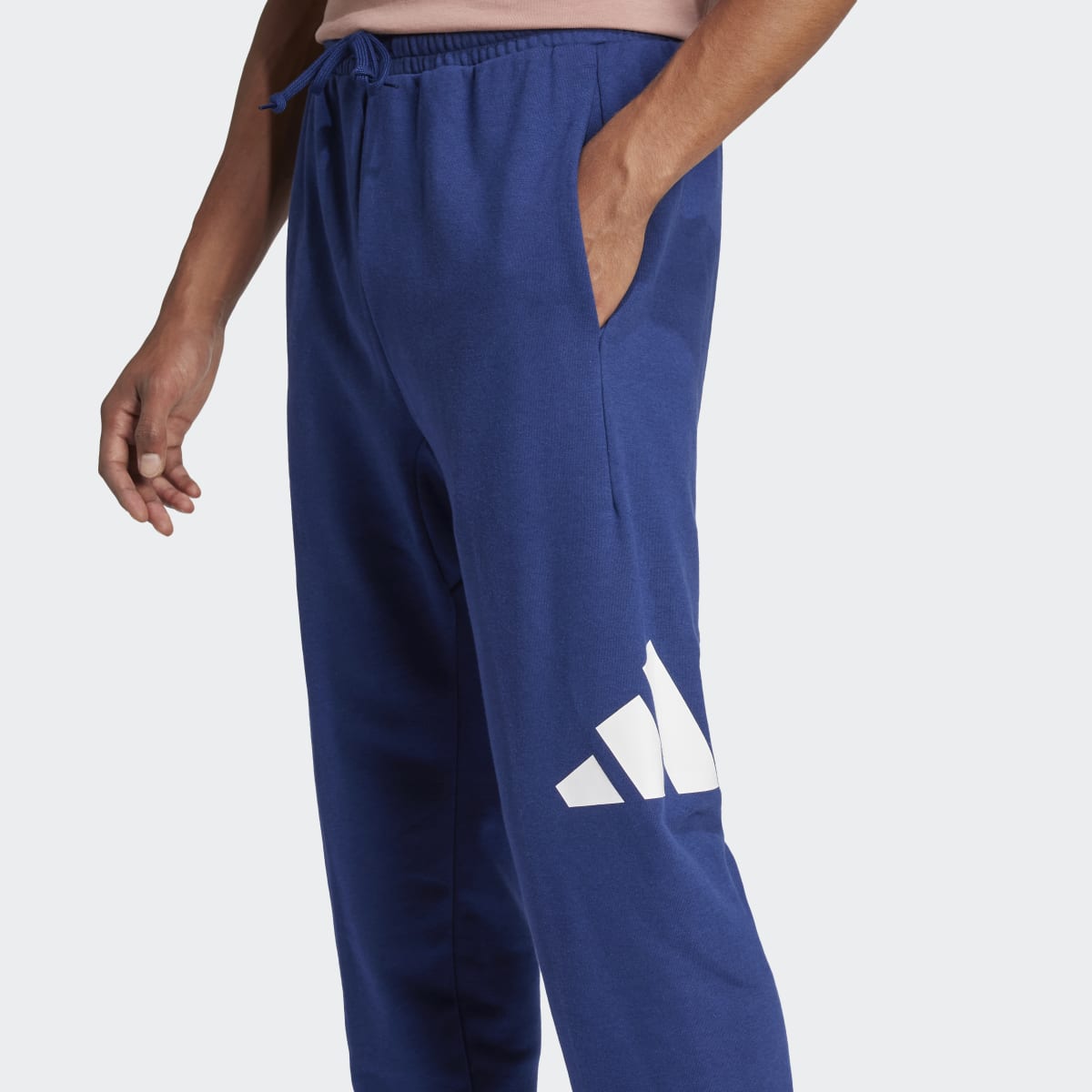 Calças de homem Essentials Adidas Azul-3