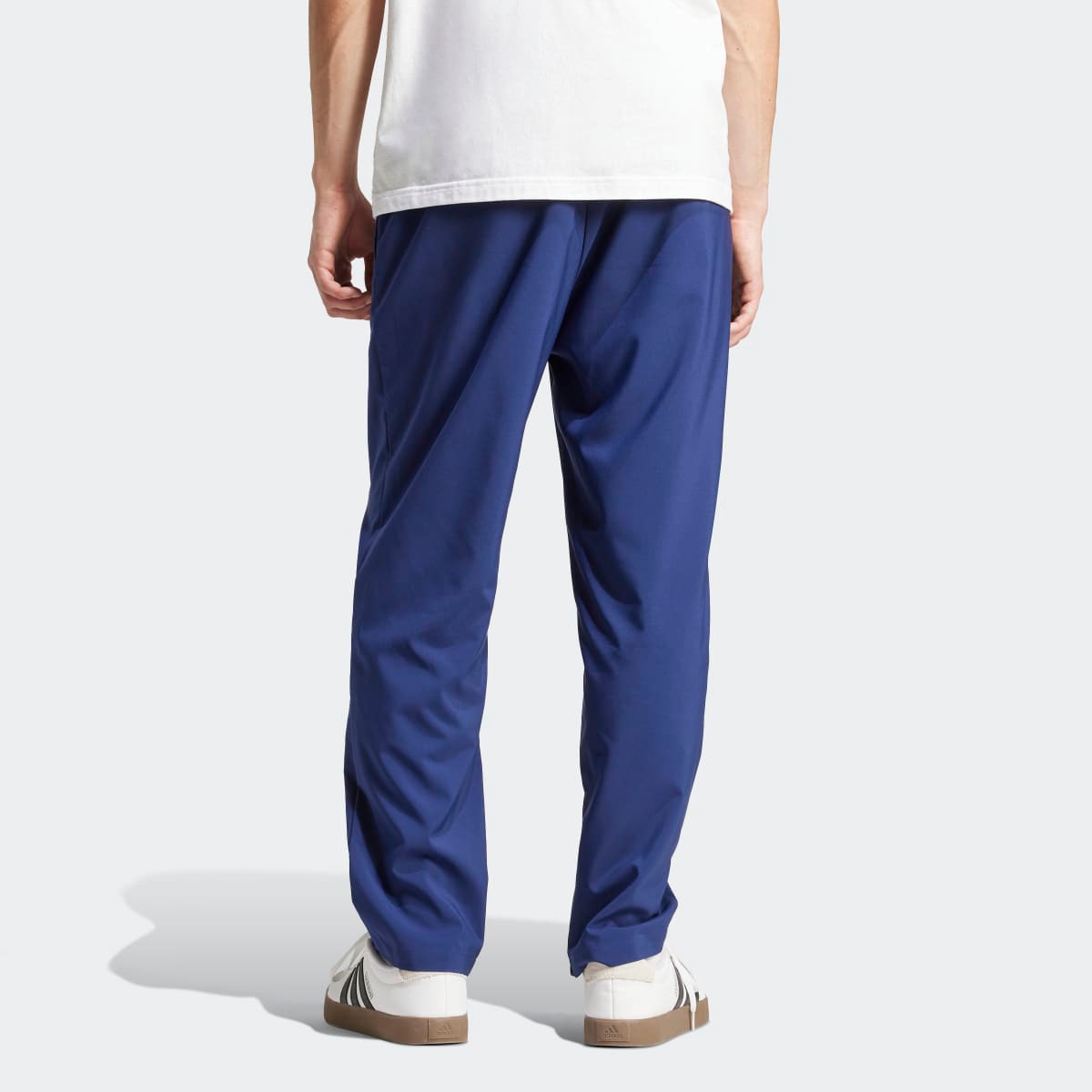 Calças de Homem Essentials Small Logo Open-Hem Stanford Azul-2