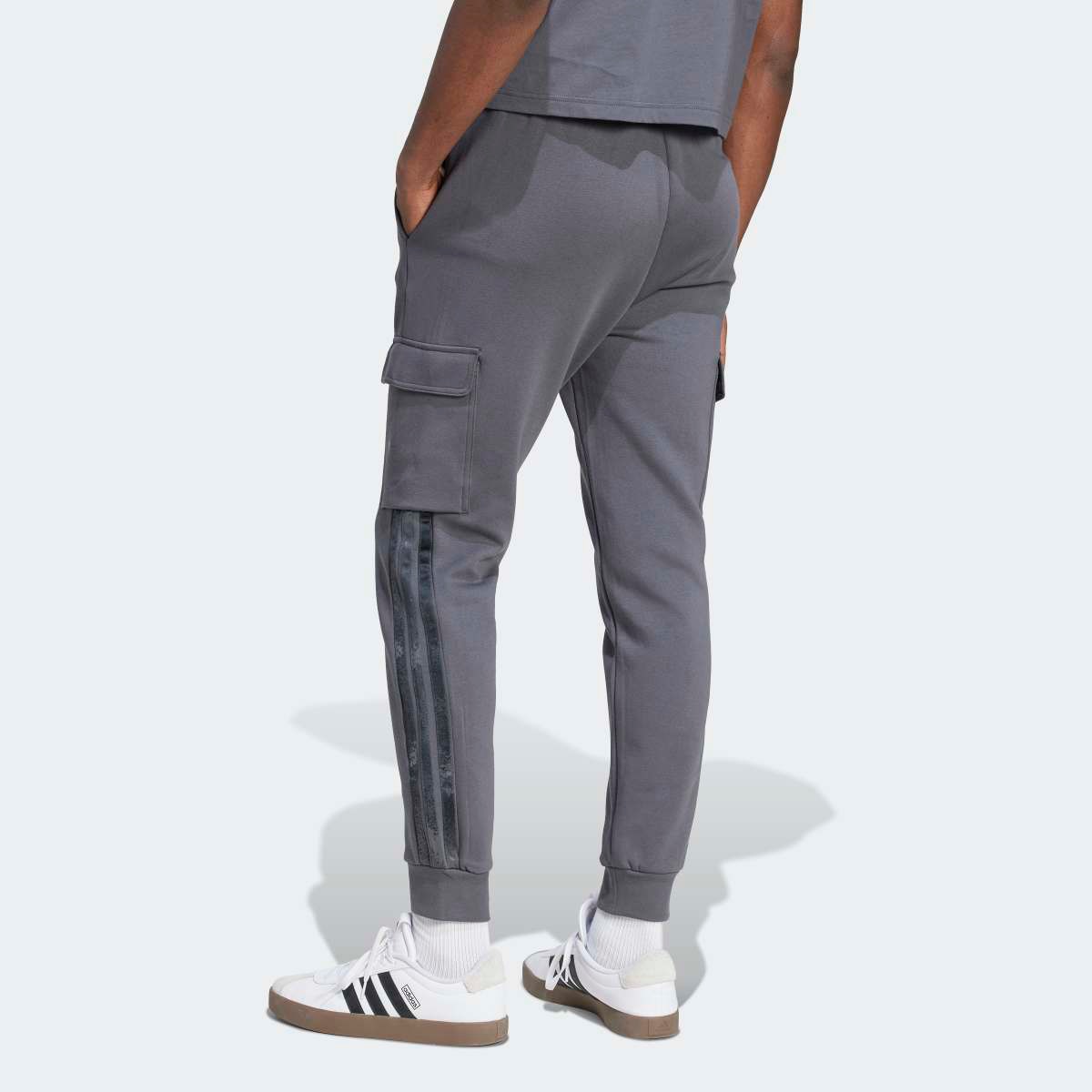 Calças de Homem AOP Colourblock Cinzento-2