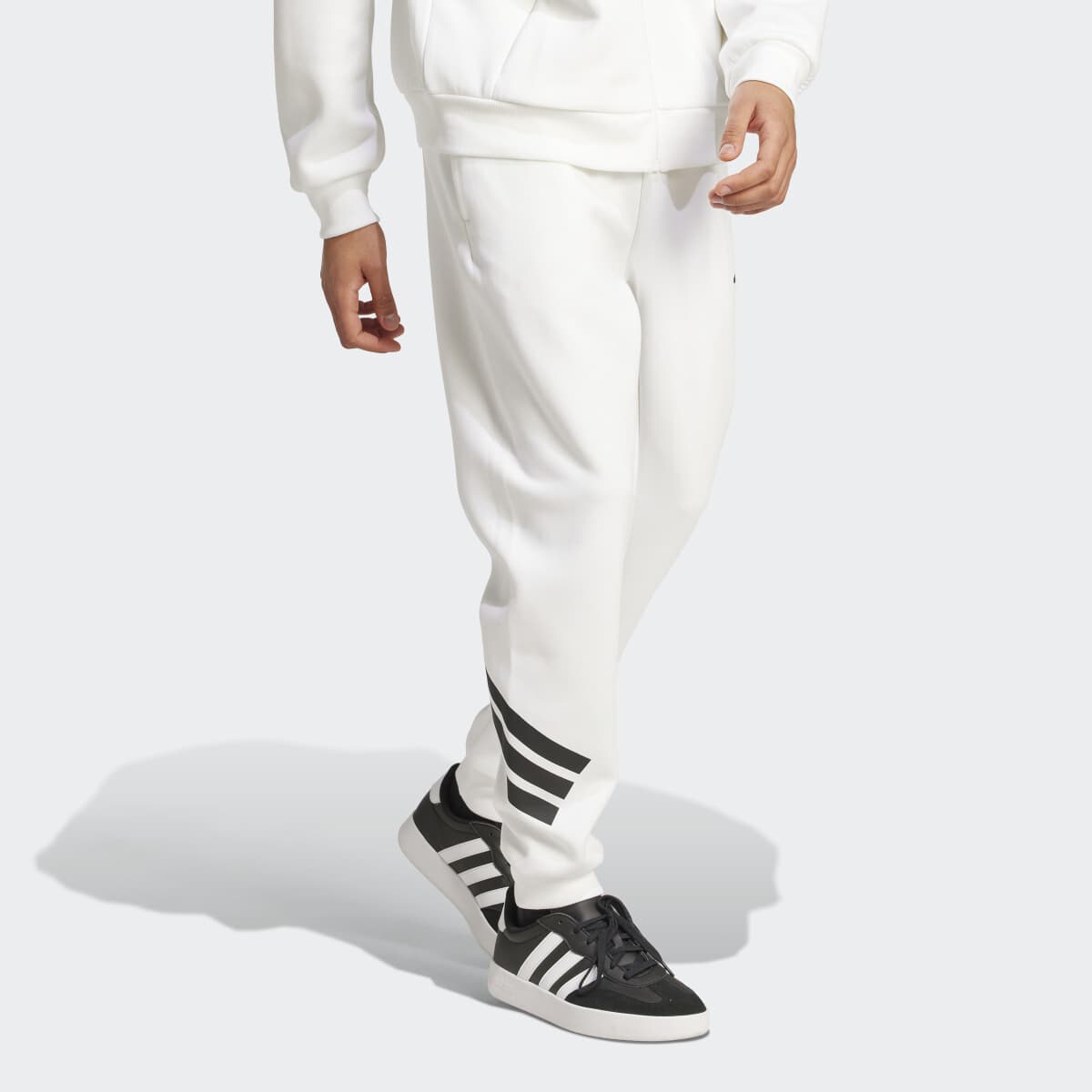 Calças de Homem Future Icons 3 Faixas Branco-3